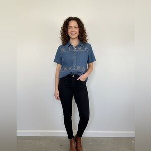 Cabin Creek Blue Denim Shirt size M